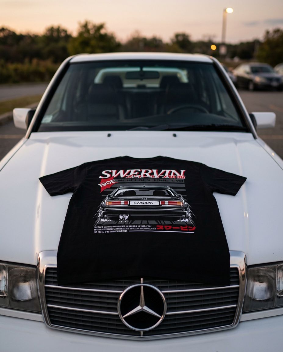 190E Evo Tee worn