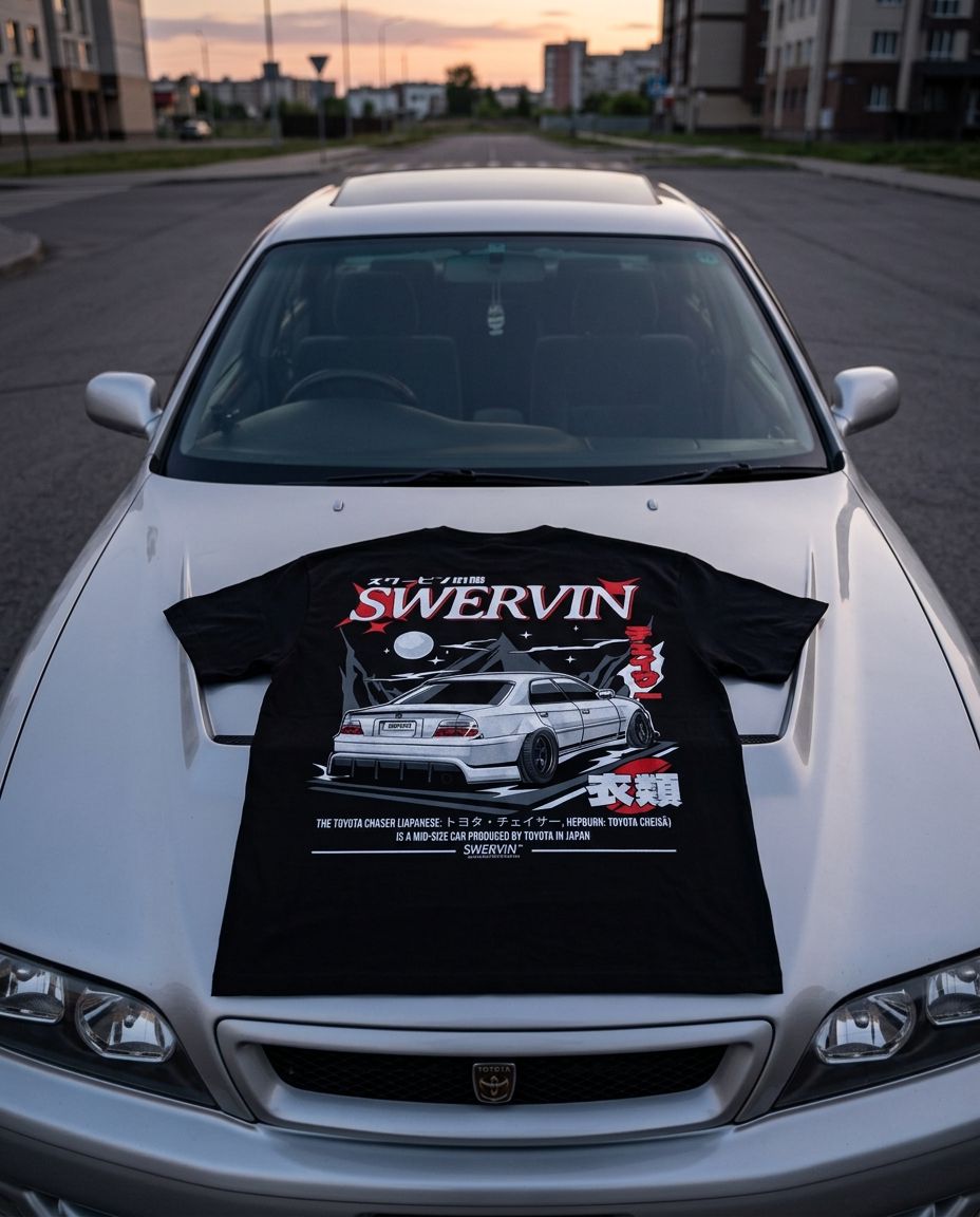 Chaser Tee worn